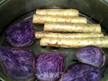 Make Honey Purple Potato Pie step 4