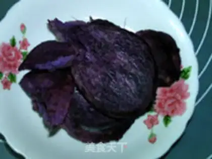Make Honey Purple Potato Pie step 6