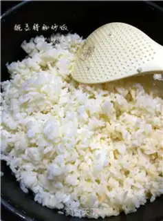 Make Peas and sausage fried rice step 3