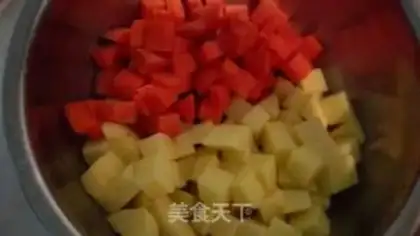 Make Curry beef rice step 2