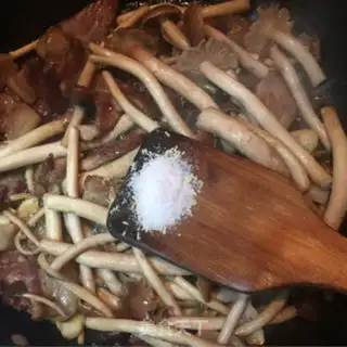 Make Meatloaf tea mushrooms step 6