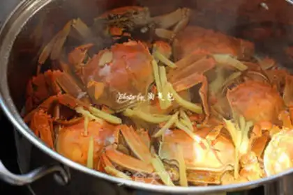 Make Dry steam crabs step 3