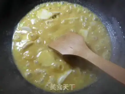 Make Curry potato step 4