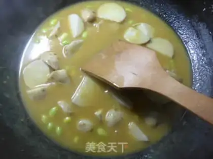 Make Curry potato step 7