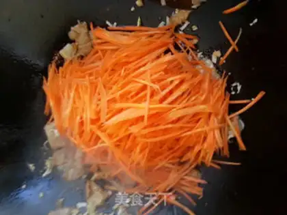 Make Five flowers and carrots step 5
