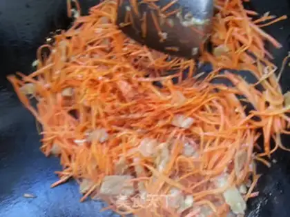 Make Five flowers and carrots step 6