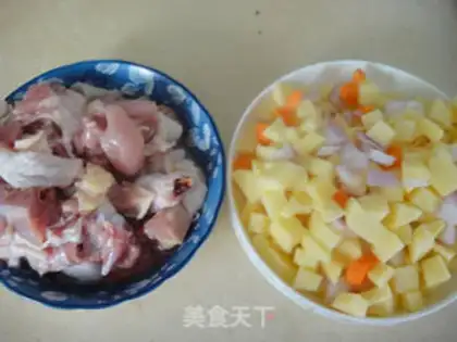 Make curry chicken gravy step 3