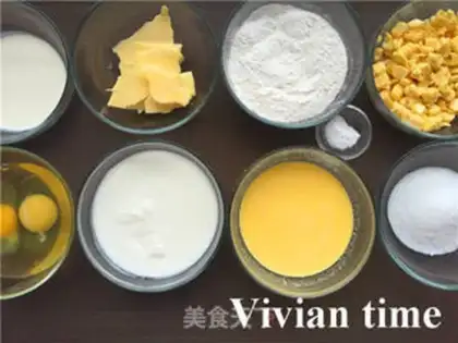 Make Yogurt corn cake step 0