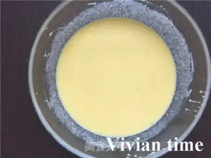 Make Yogurt corn cake step 1