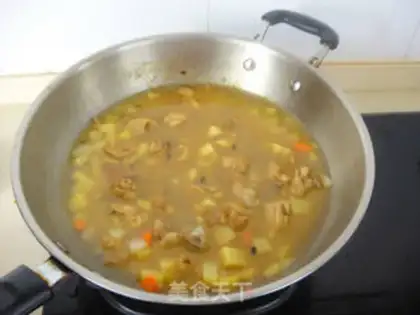 Make curry chicken gravy step 10