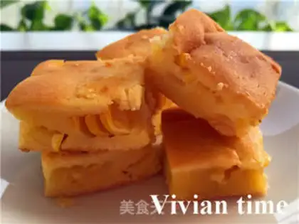 Make Yogurt corn cake step 5