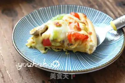 Make Curry chicken pizza step 13