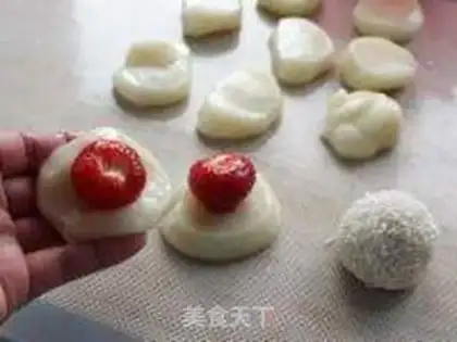 Make Strawberry Dafu step 6