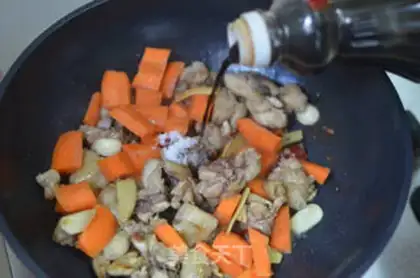 Make Carrot chicken leg step 6