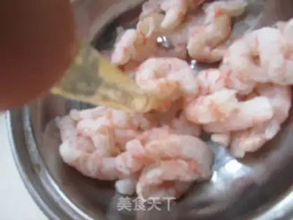 Make Shrimp tofu step 1
