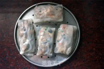 Make Air-fried spring rolls step 2