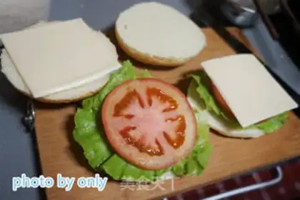 Make Pork burger step 3