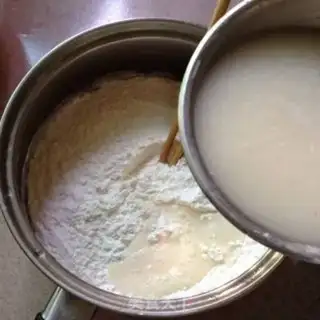 Make Potato peach bun step 3