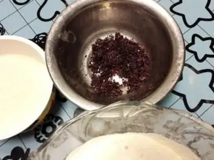 Make Blueberry marble cookies step 5