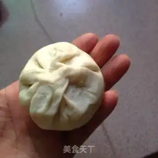 Make Potato peach bun step 7