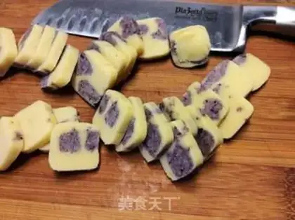 Make Blueberry marble cookies step 11