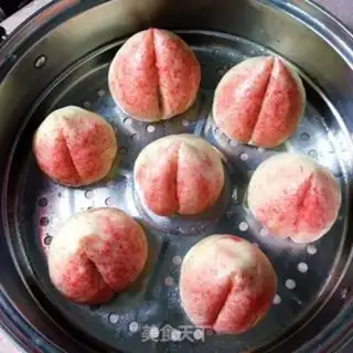 Make Potato peach bun step 14