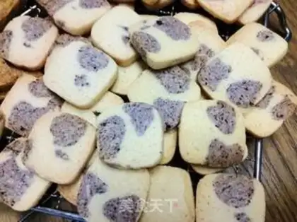 Make Blueberry marble cookies step 12