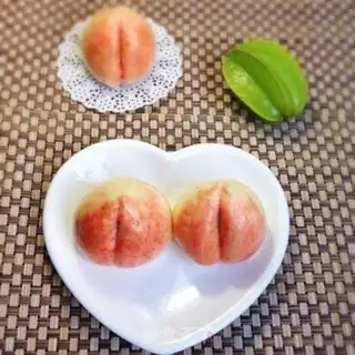 Make Potato peach bun step 15