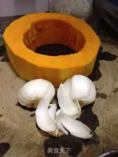 Make Pumpkin steams lilies step 0