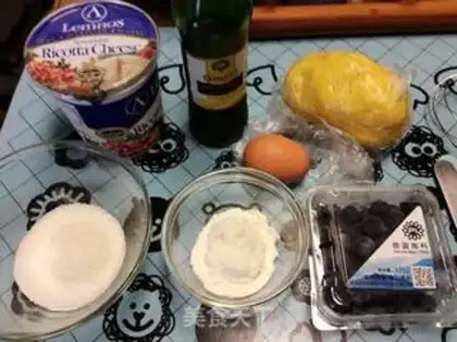 Make Blueberry pasta step 1