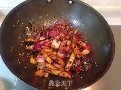 Make Spicy dry-pot rabbit head step 8