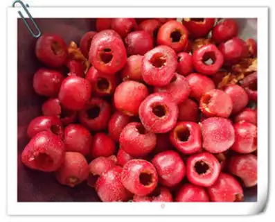Make Crystal red nuts step 1