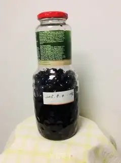 Make Grape blueberry mix step 1