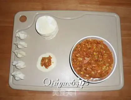Make Carrot lamb dumplings step 6