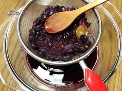 Make Grape blueberry mix step 3