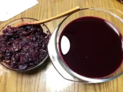 Make Grape blueberry mix step 4