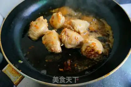 Make Chicken wing buns step 12