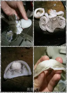 Make Little Octopus gravy pot step 4