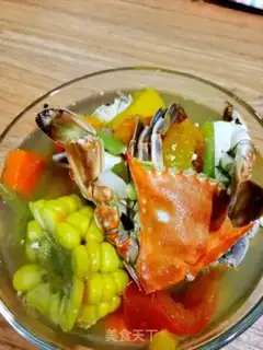 Make Crab vegetable soup step 2