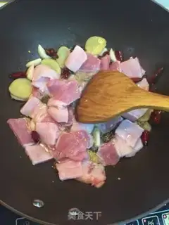 Make Old tofu meat step 4
