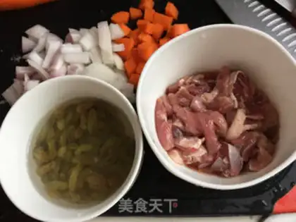 Make Lamb for rice step 1