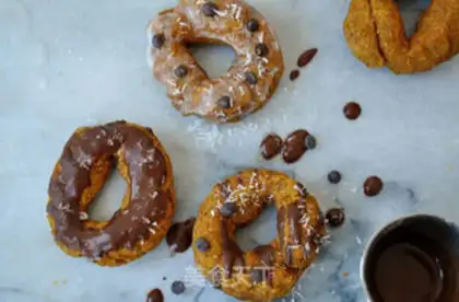 Make Chocolate doughnuts step 5