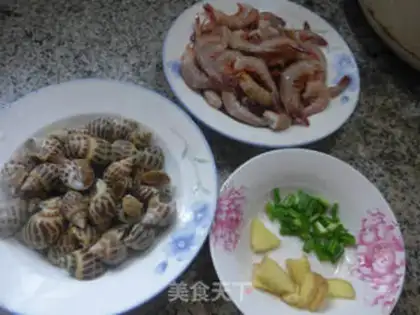 Make Snail and shrimp step 0