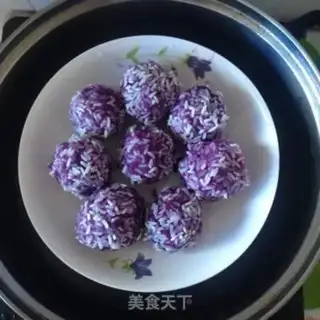 Make Purple cheese pearls step 7