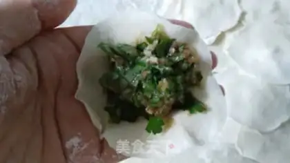 Make Porridge pork dumplings step 8