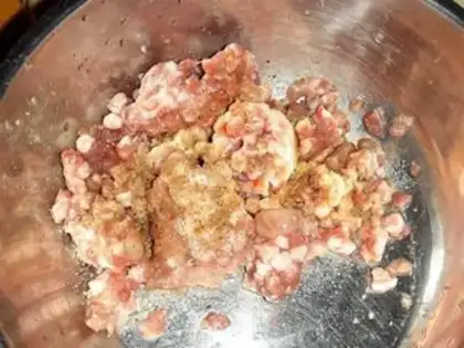 Make Dried fried balls step 1