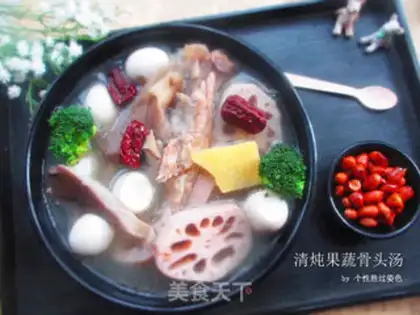 Make Cream-cutter and bone soup step 9