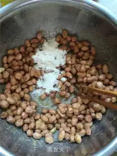 Make Souffle peanut rice step 3