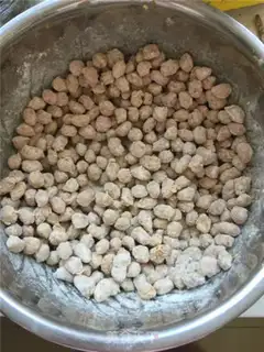 Make Souffle peanut rice step 4