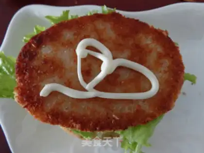 Make Honey burger step 28